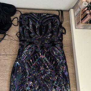 Sparkly Lucy in the sky dress